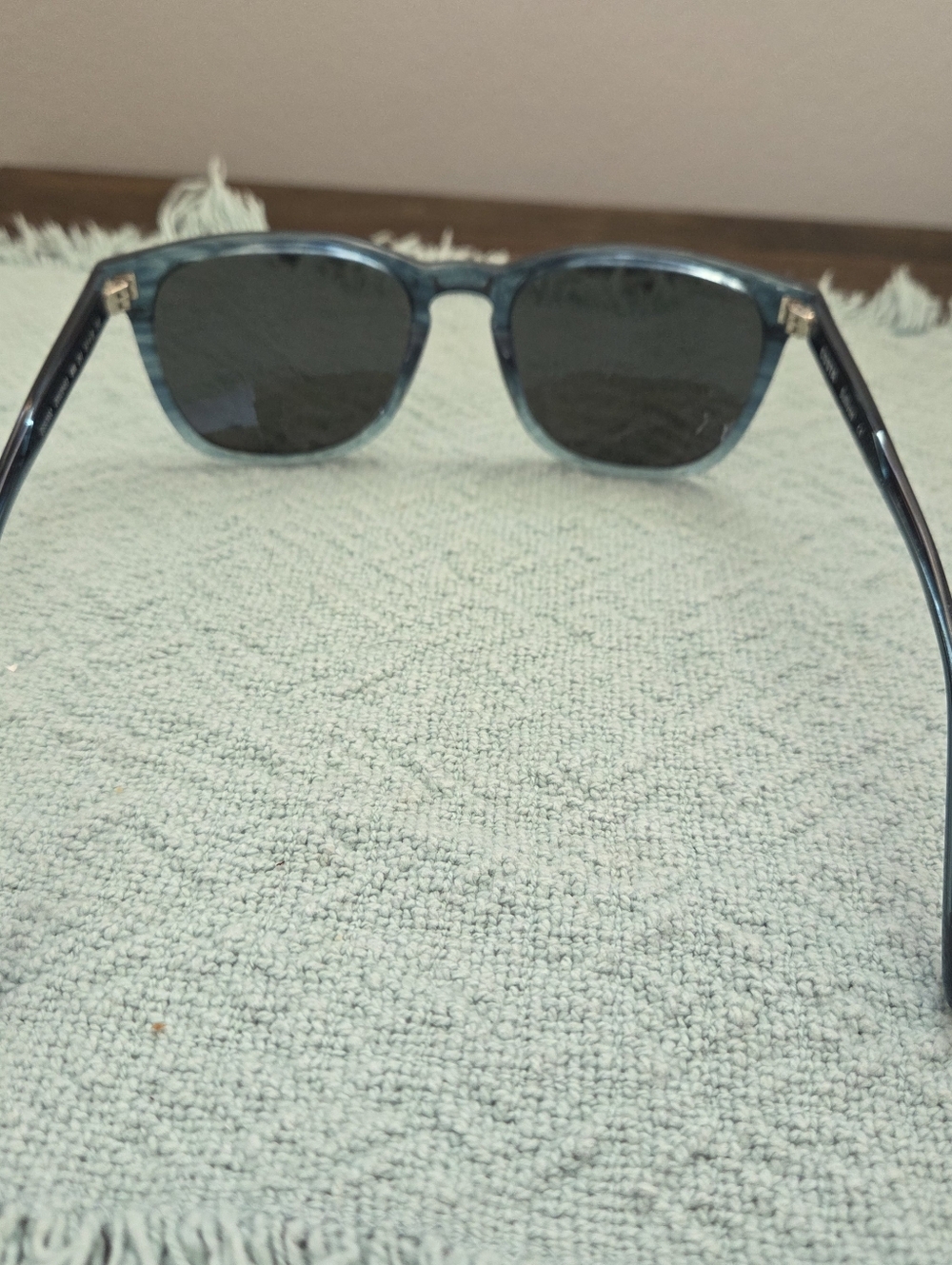 Costa Classic Blue Translucent Wayfarer Sunglasses - Picture 2 of 6